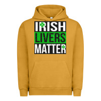 Pigment Peanut Butter irish livers matter   funny st patricks day irish drinking t shirts te Urban Hoodie - linhVisuals