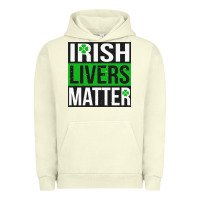 Pigment Pistachio irish livers matter   funny st patricks day irish drinking t shirts te Urban Hoodie - linhVisuals