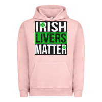Pigment Salmon irish livers matter   funny st patricks day irish drinking t shirts te Urban Hoodie - linhVisuals