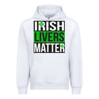 White irish livers matter   funny st patricks day irish drinking t shirts te Urban Hoodie - linhVisuals