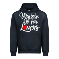 Navy virginia is for lovers Urban Hoodie - linhVisuals