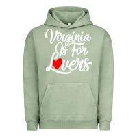 Pigment Oil Green virginia is for lovers Urban Hoodie - linhVisuals