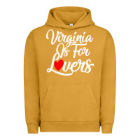 Pigment Peanut Butter virginia is for lovers Urban Hoodie - linhVisuals