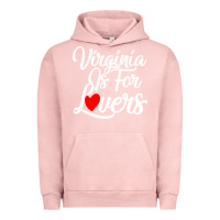 Pigment Salmon virginia is for lovers Urban Hoodie - linhVisuals