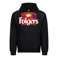 Black Folgers Urban Hoodie - linhVisuals