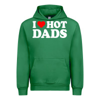 Emerald i love hot dads shirt i heart Urban Hoodie - linhVisuals