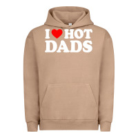 Pigment Burro i love hot dads shirt i heart Urban Hoodie - linhVisuals