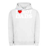 Pigment Lunar Rock i love hot dads shirt i heart Urban Hoodie - linhVisuals