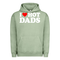 Pigment Oil Green i love hot dads shirt i heart Urban Hoodie - linhVisuals