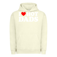 Pigment Pistachio i love hot dads shirt i heart Urban Hoodie - linhVisuals