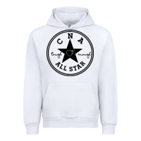 White all star cna Urban Hoodie - linhVisuals