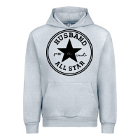Heather Grey all star husband Urban Hoodie - linhVisuals