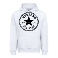White all star husband Urban Hoodie - linhVisuals