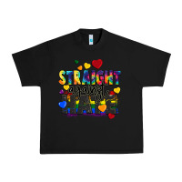 Black straight against hate Urban Heavy Tee - FaDigitalArtStudio