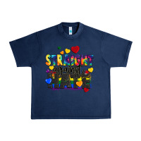 Navy straight against hate Urban Heavy Tee - FaDigitalArtStudio