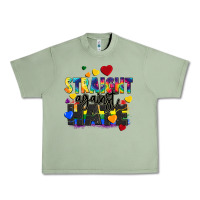 Oil Green straight against hate Urban Heavy Tee - FaDigitalArtStudio