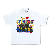 White straight against hate Urban Heavy Tee - FaDigitalArtStudio