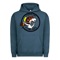 Pigment Midnight Navy flying aces Urban Hoodie - linhVisuals
