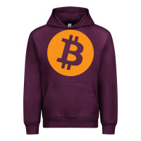 Mauve Wine bitcoin ledger blockchain satoshi btc Urban Hoodie - linhVisuals