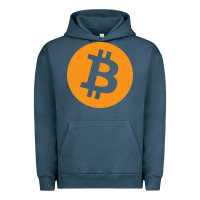 Pigment Midnight Navy bitcoin ledger blockchain satoshi btc Urban Hoodie - linhVisuals