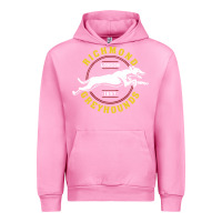 Fuchsia Pink Richmond Greyhounds Lon Don 1897 Urban Hoodie - linhVisuals
