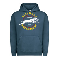 Pigment Midnight Navy Richmond Greyhounds Lon Don 1897 Urban Hoodie - linhVisuals