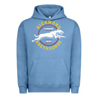 Pigment Pebble Blue Richmond Greyhounds Lon Don 1897 Urban Hoodie - linhVisuals