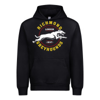 Black Richmond Greyhounds Lon Don 1897 Urban Hoodie - linhVisuals