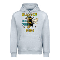 Heather Grey blessed to bee called mimi Urban Hoodie - JahusDesignShop