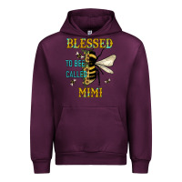 Mauve Wine blessed to bee called mimi Urban Hoodie - JahusDesignShop