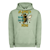 Pigment Oil Green blessed to bee called mimi Urban Hoodie - JahusDesignShop