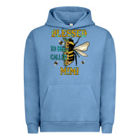 Pigment Pebble Blue blessed to bee called mimi Urban Hoodie - JahusDesignShop