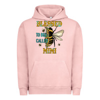 Pigment Salmon blessed to bee called mimi Urban Hoodie - JahusDesignShop