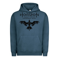Pigment Midnight Navy HORIZON FORBIDDEN WEST Urban Hoodie - linhVisuals