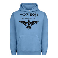 Pigment Pebble Blue HORIZON FORBIDDEN WEST Urban Hoodie - linhVisuals