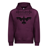 Mauve Wine HORIZON FORBIDDEN WEST Urban Hoodie - linhVisuals