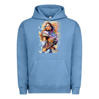 Pigment Pebble Blue ALOY - HORIZON FORBIDDEN WEST Urban Hoodie - linhVisuals