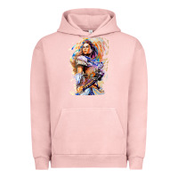 Pigment Salmon ALOY - HORIZON FORBIDDEN WEST Urban Hoodie - linhVisuals