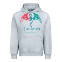 Heather Grey HORIZON FORBIDDEN WEST Urban Hoodie - linhVisuals