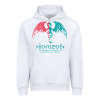 White HORIZON FORBIDDEN WEST Urban Hoodie - linhVisuals