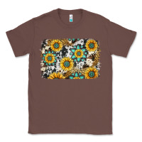 Chestnut gemstone sunflower cowhide background Classic Tee - Jasminsmagicworld