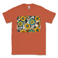 Copper gemstone sunflower cowhide background Classic Tee - Jasminsmagicworld