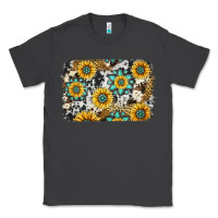 Smoke gemstone sunflower cowhide background Classic Tee - Jasminsmagicworld