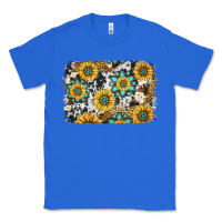 True Royal gemstone sunflower cowhide background Classic Tee - Jasminsmagicworld