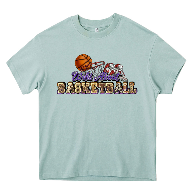 Wild About Basketball Heavy Core Tee by HowdyJamesFarm | Teevron