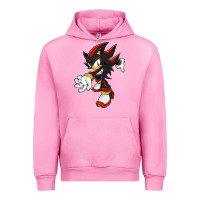 Fuchsia Pink Shadow The Hedgehog Urban Hoodie - linhVisuals