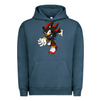Pigment Midnight Navy Shadow The Hedgehog Urban Hoodie - linhVisuals