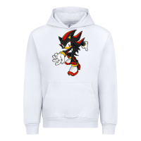 White Shadow The Hedgehog Urban Hoodie - linhVisuals