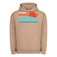 Pigment Burro vintage california wave surf retro 80s california beach surfing Urban Hoodie - linhVisuals