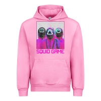 Fuchsia Pink spoky squids games Urban Hoodie - linhVisuals